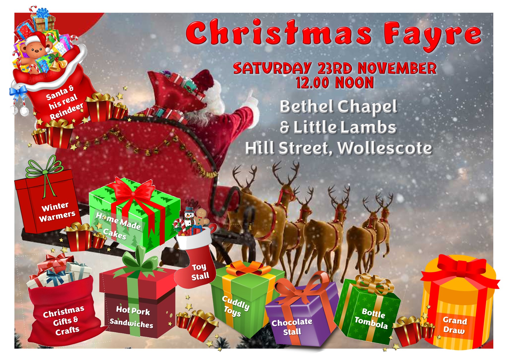 Christmas Fayre 2024 - Poster III